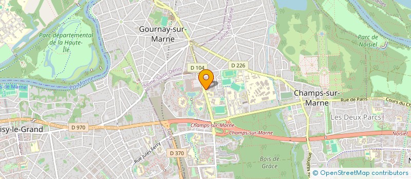 localisation de l'entreprise MONSIEUR JEROME DAVID à CHAMPS-SUR-MARNE