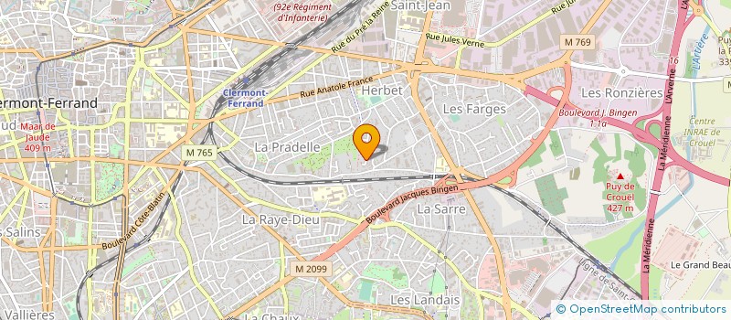 localisation de l'entreprise MONSIEUR JEROME DAY à CLERMONT-FERRAND