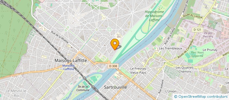 localisation de l'entreprise MONSIEUR JEROME DE CHAUVERON à MAISONS-LAFFITTE