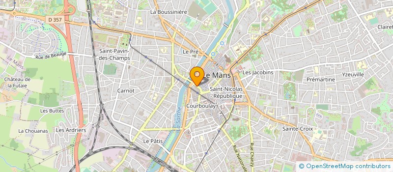 localisation de l'entreprise MONSIEUR JEROME DE CRESPIN DE BILLY  LE MANS