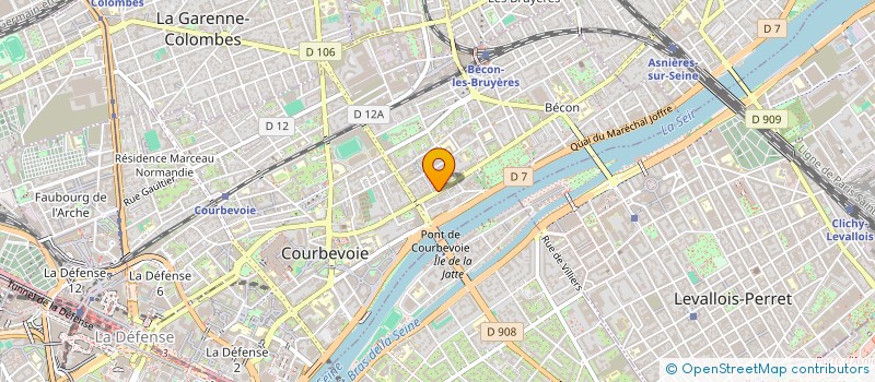 localisation de l'entreprise MONSIEUR JEROME DE LEUSSE DE SYON à COURBEVOIE