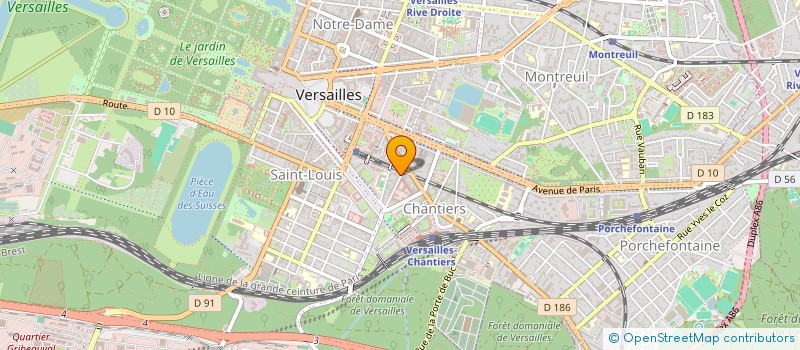 localisation de l'entreprise MONSIEUR JEROME DE LUCA à VERSAILLES