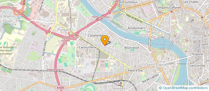 localisation de l'entreprise MONSIEUR JEROME DE REGNAULT DE BELLESCIZE à TOULOUSE