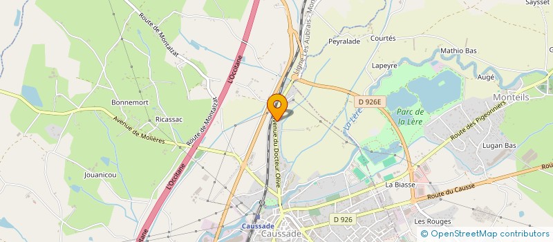 localisation de l'entreprise MONSIEUR JEROME DE SMET à CAUSSADE