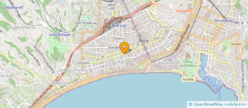 localisation de l'entreprise MONSIEUR JEROME DE VANSSAY DE BLAVOUS à NICE