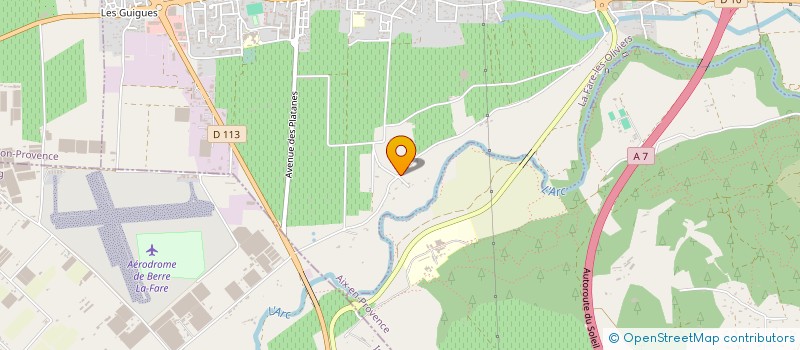 localisation de l'entreprise MONSIEUR JEROME DEBARD  LA FARE-LES-OLIVIERS