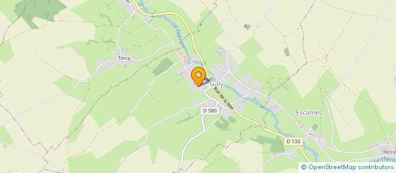 localisation de l'entreprise MONSIEUR JEROME DEBEAUSSART  ESCAMES