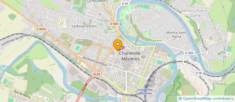 localisation de l'entreprise MONSIEUR JEROME DEBLAYE  CHARLEVILLE-MEZIERES