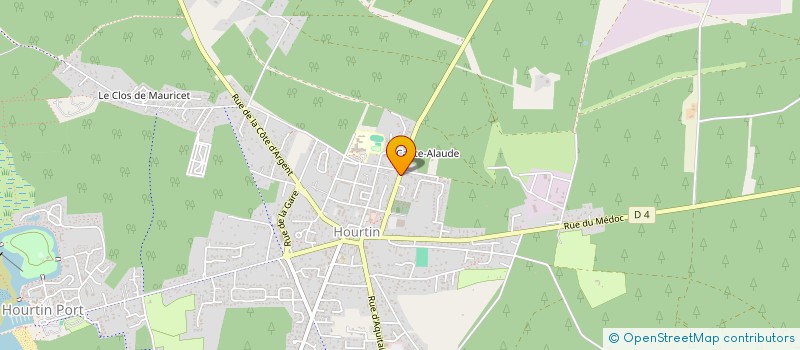 localisation de l'entreprise MONSIEUR JEROME DEBRIE  HOURTIN