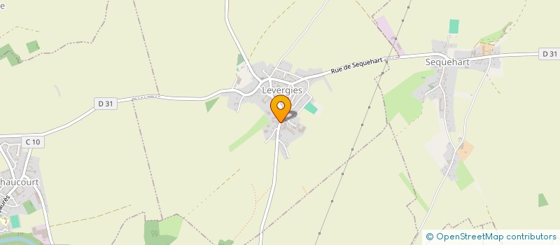 localisation de l'entreprise MONSIEUR JEROME DECAUDIN  LEVERGIES