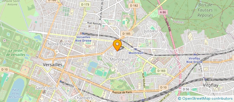 localisation de l'entreprise MONSIEUR JEROME DECLOUX  VERSAILLES