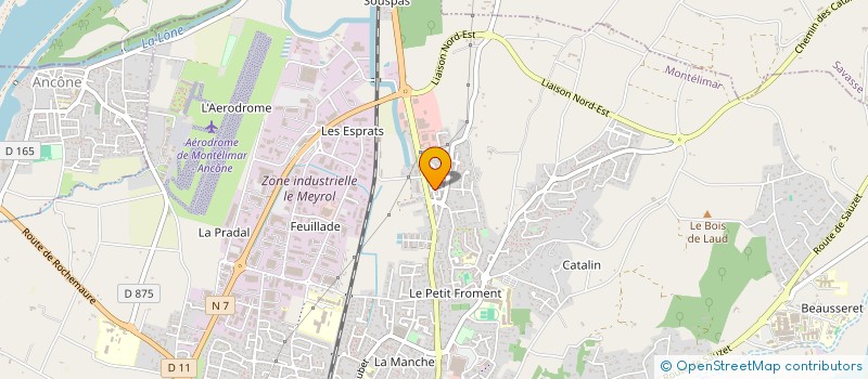 localisation de l'entreprise MONSIEUR JEROME DECOUT  MONTELIMAR