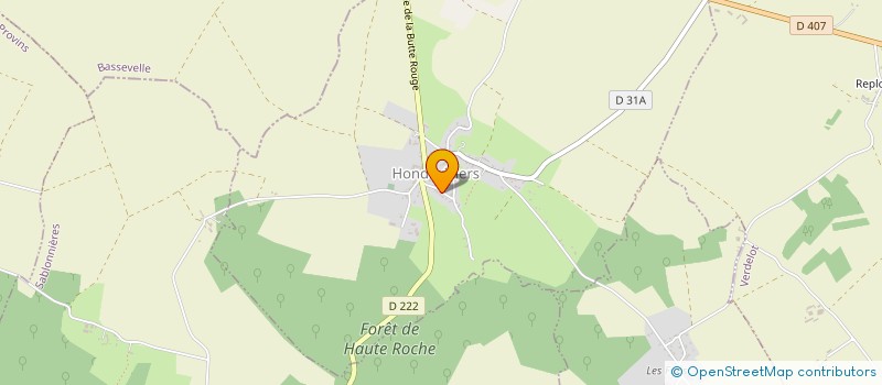 localisation de l'entreprise MONSIEUR JEROME DECUYPER  HONDEVILLIERS