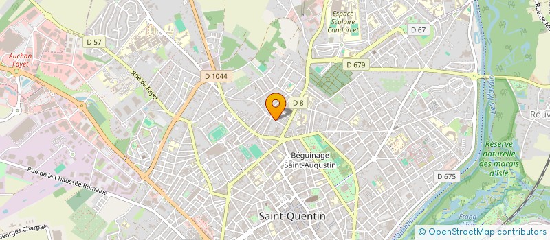 localisation de l'entreprise MONSIEUR JEROME DEFLORENNE à SAINT-QUENTIN
