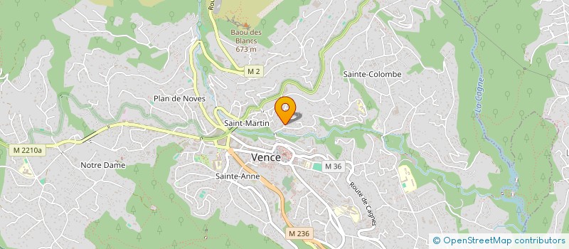 localisation de l'entreprise MONSIEUR JEROME DEFRAITEUR à VENCE