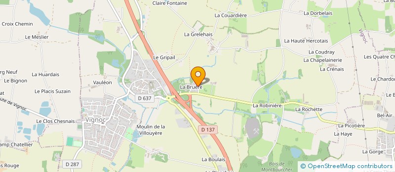 localisation de l'entreprise MONSIEUR JEROME DEGEUSE  VIGNOC