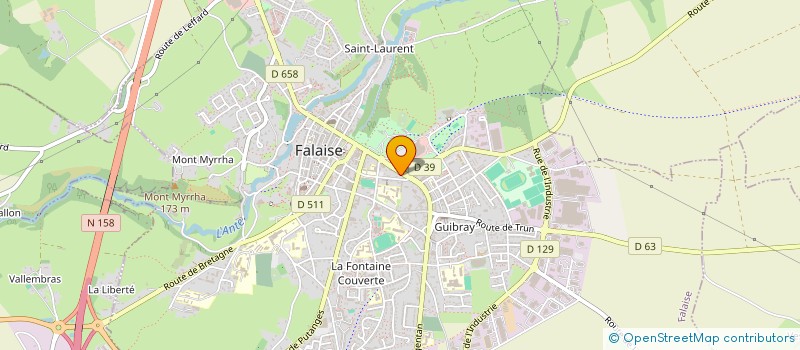 localisation de l'entreprise MONSIEUR JEROME DEGOIRAT à FALAISE