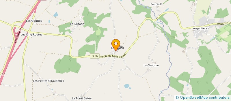 localisation de l'entreprise MONSIEUR JEROME DEJOIE à PARNAC