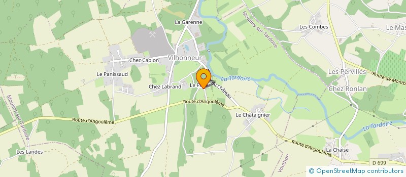 localisation de l'entreprise MONSIEUR JEROME DELAGE à MOULINS-SUR-TARDOIRE