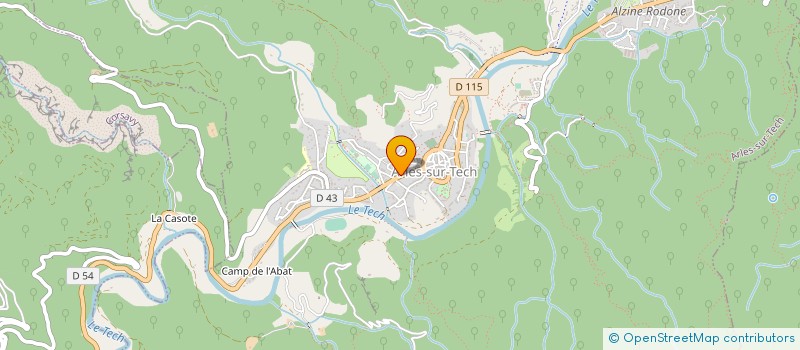 localisation de l'entreprise MONSIEUR JEROME DELAHAYE  ARLES-SUR-TECH