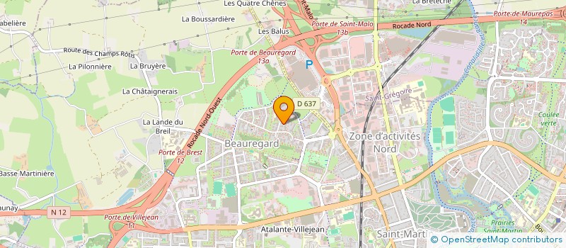 localisation de l'entreprise MONSIEUR JEROME DELAHAYE  RENNES