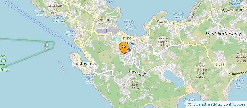 localisation de l'entreprise MONSIEUR JEROME DELAMAIRE  SAINT-BARTHELEMY