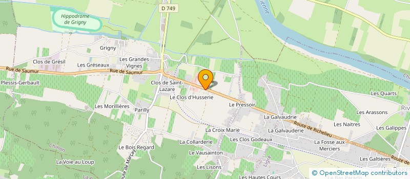 localisation de l'entreprise MONSIEUR JEROME DELAMARE  CHINON