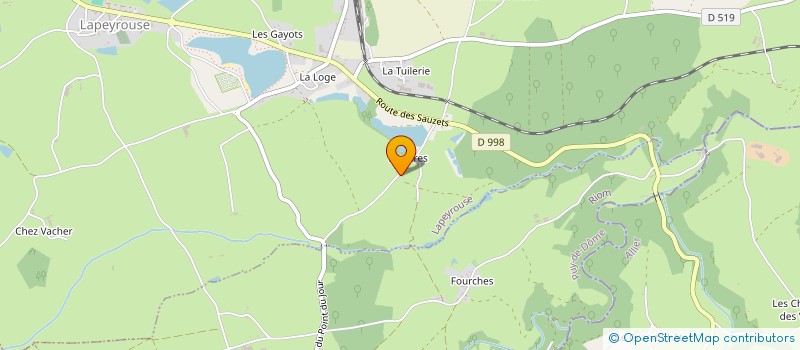 localisation de l'entreprise MONSIEUR JEROME DELANGLE  LAPEYROUSE