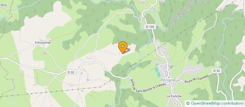 localisation de l'entreprise MONSIEUR JEROME DELEAGE  PERIGNEUX