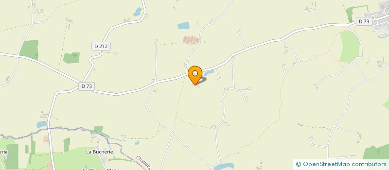 localisation de l'entreprise MONSIEUR JEROME DELESSARD  CHALLAIN-LA-POTHERIE