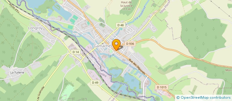 localisation de l'entreprise MONSIEUR JEROME DELETTRE  GAMACHES