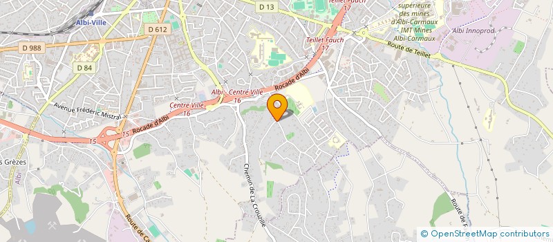 localisation de l'entreprise MONSIEUR JEROME DELEUZE  ALBI