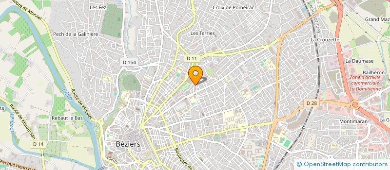 localisation de l'entreprise MONSIEUR JEROME DELFOUR  BEZIERS