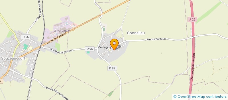 localisation de l'entreprise MONSIEUR JEROME DELHALLE  GONNELIEU