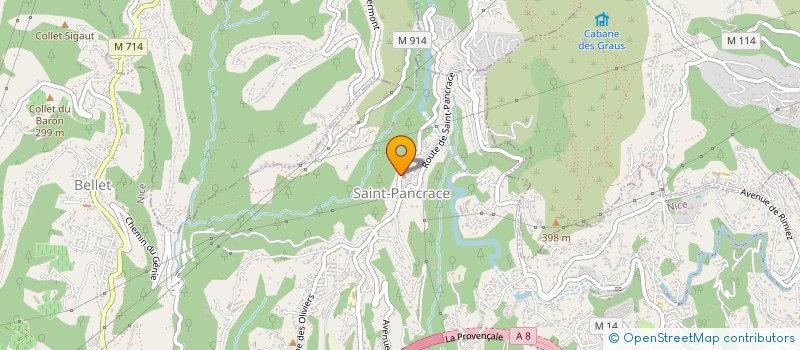 localisation de l'entreprise MONSIEUR JEROME DELL'ANGELA  NICE