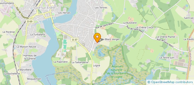 localisation de l'entreprise MONSIEUR JEROME DELLACASA  SUCE-SUR-ERDRE