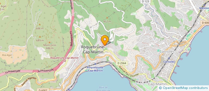 localisation de l'entreprise MONSIEUR JEROME DELMAS à ROQUEBRUNE-CAP-MARTIN