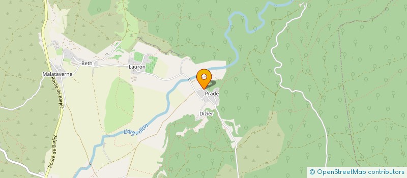 localisation de l'entreprise MONSIEUR JEROME DELMAU  LUSSAN