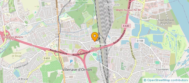 localisation de l'entreprise MONSIEUR JEROME DELMOND  VILLENAVE-D'ORNON