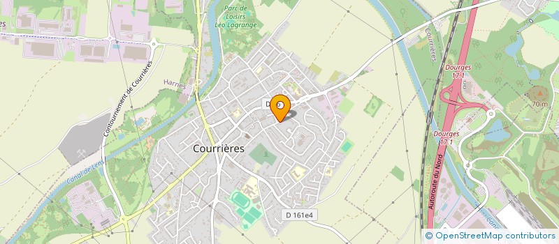 localisation de l'entreprise MONSIEUR JEROME DELOFFRE à COURRIERES