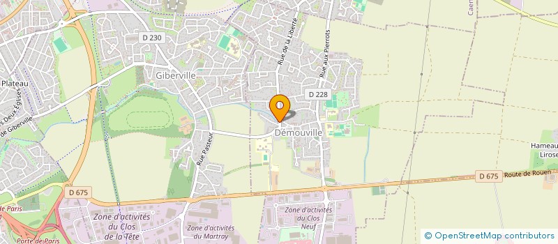 localisation de l'entreprise MONSIEUR JEROME DELOZE  DEMOUVILLE