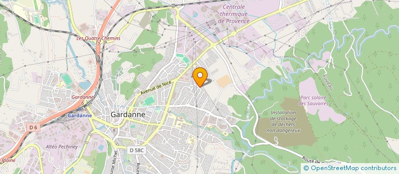 localisation de l'entreprise MONSIEUR JEROME DELPIERRE à GARDANNE