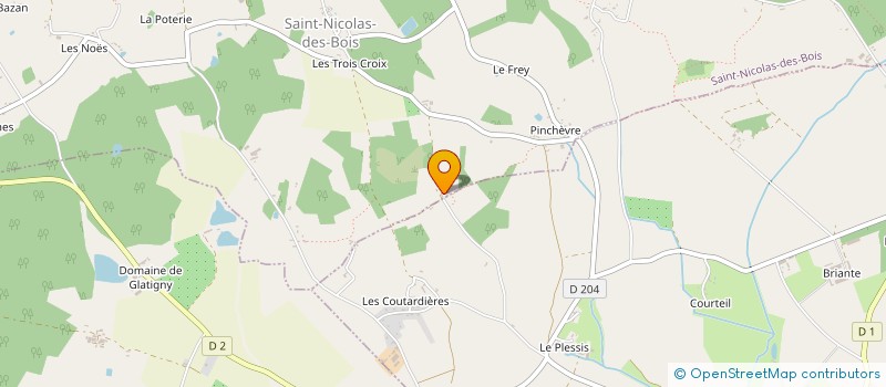 localisation de l'entreprise MONSIEUR JEROME DELPY à SAINT-NICOLAS-DES-BOIS