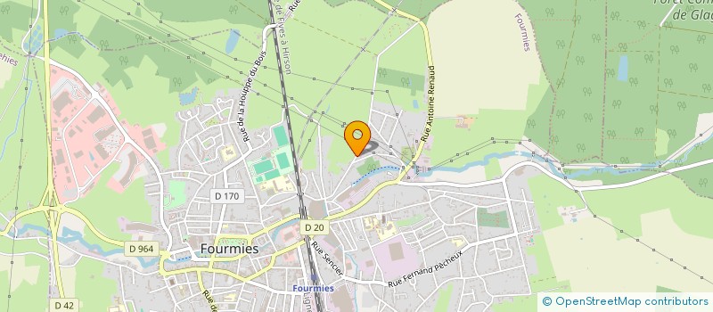 localisation de l'entreprise MONSIEUR JEROME DELVAUX  FOURMIES