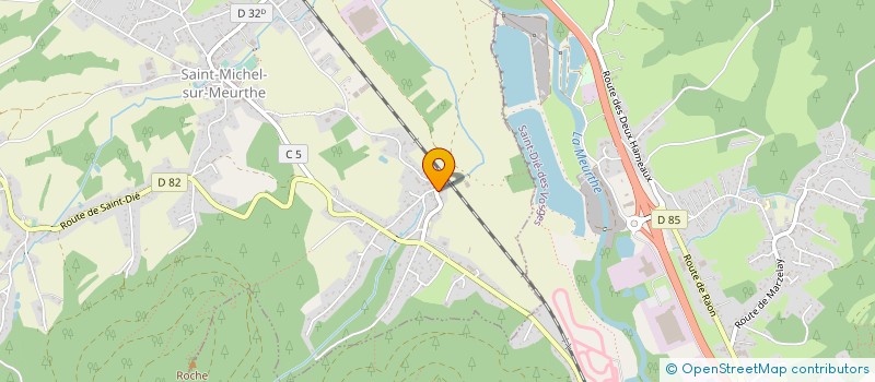 localisation de l'entreprise MONSIEUR JEROME DEMANGE  SAINT-MICHEL-SUR-MEURTHE