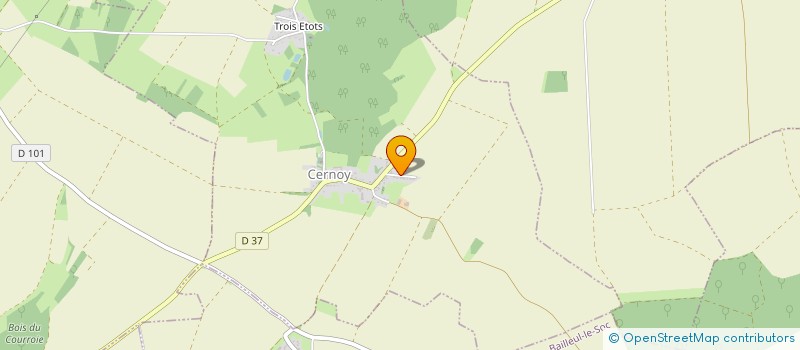 localisation de l'entreprise MONSIEUR JEROME DEMAREST  CERNOY