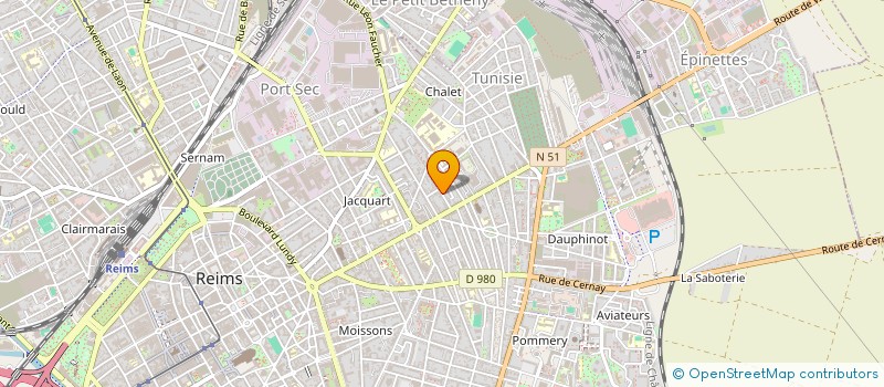 localisation de l'entreprise MONSIEUR JEROME DEMOTIE  REIMS