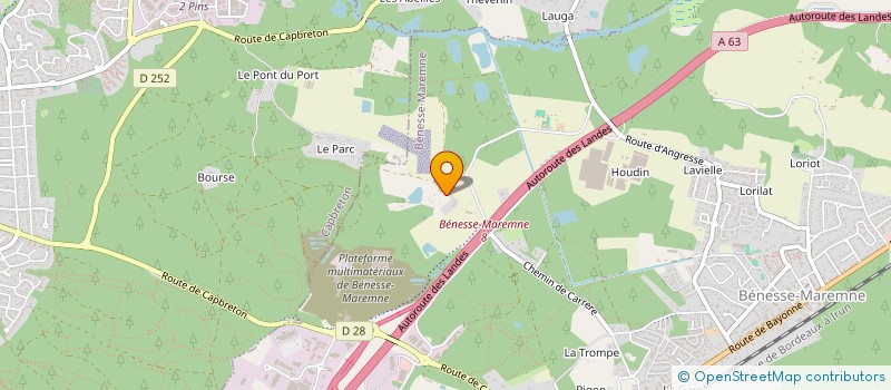 localisation de l'entreprise MONSIEUR JEROME DEMOULIN  BENESSE-MAREMNE