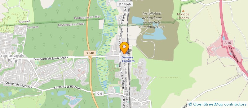 localisation de l'entreprise MONSIEUR JEROME DENEUVEGLISE  CAMIERS