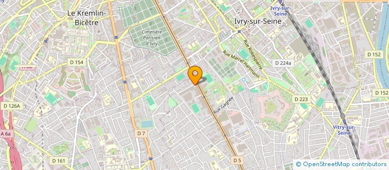 localisation de l'entreprise MONSIEUR JEROME DENIEL  VITRY-SUR-SEINE